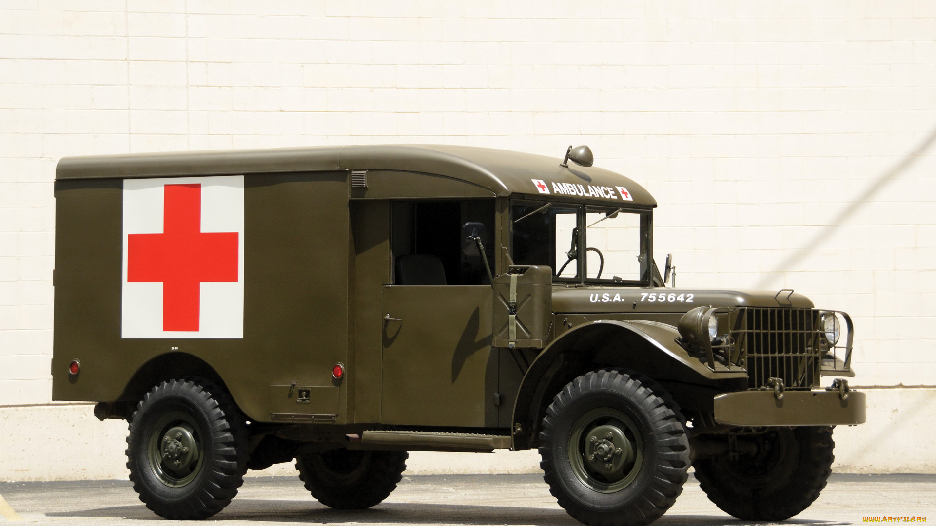 техника, военная, техника, g-741, ambulance, dodge, m43