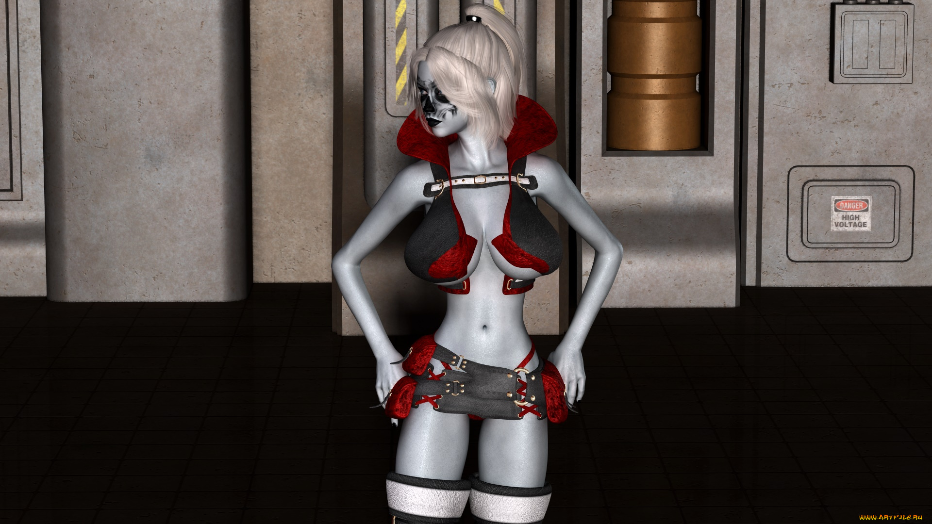 видео, игры, dark, heresy, фон, взгляд, девушка