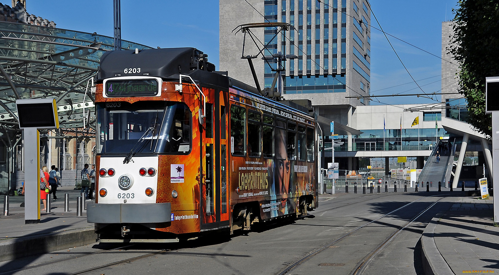 техника, трамваи, транспорт, рельсы, трамвай