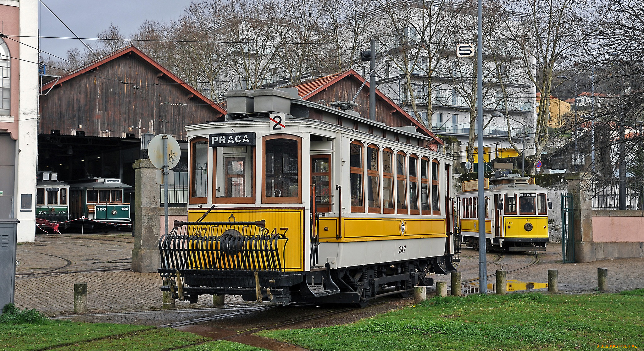 техника, трамваи, транспорт, рельсы, трамвай