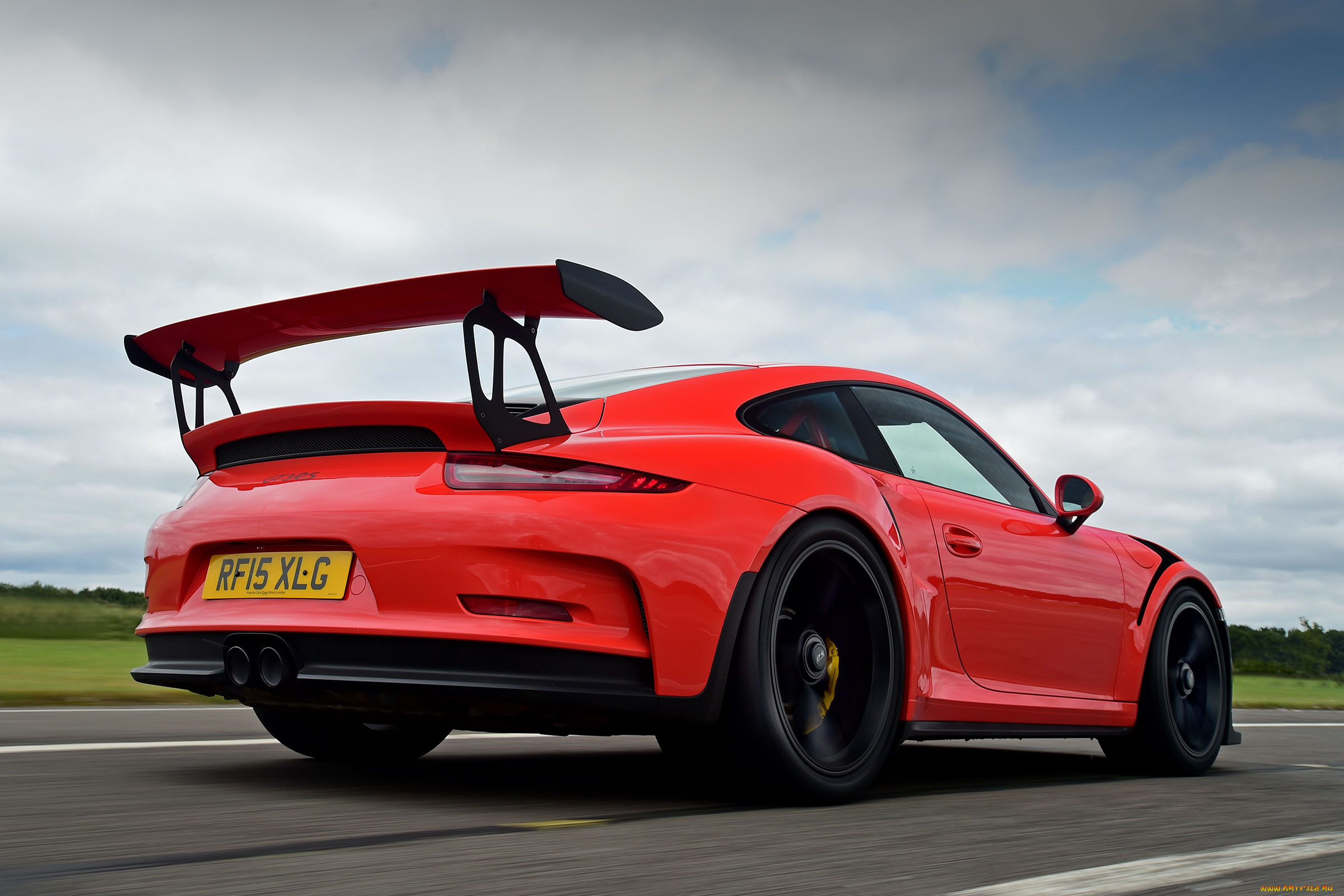 автомобили, porsche, gt3, rs, uk-spec, красный, 991, 2015г, 911