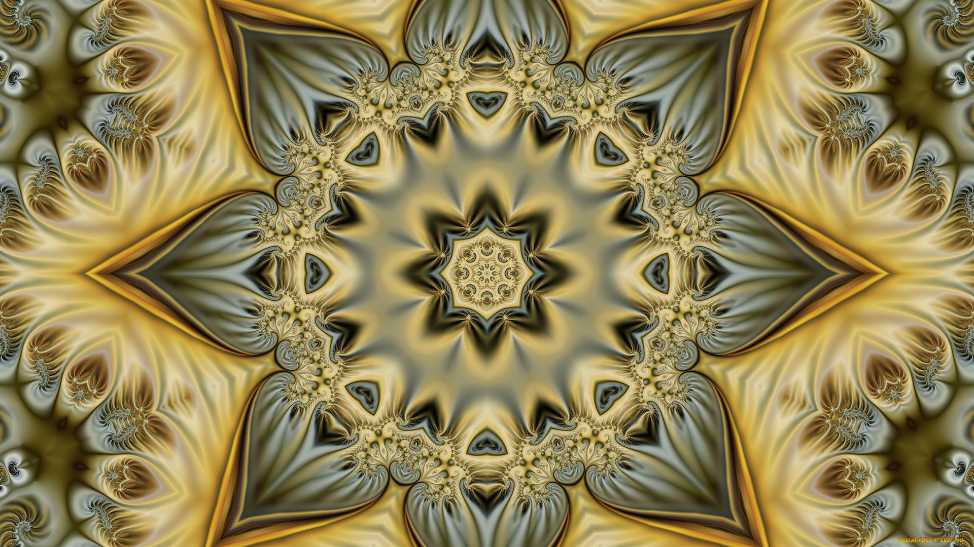 3д, графика, фракталы, , fractal, фон, цвета, узор