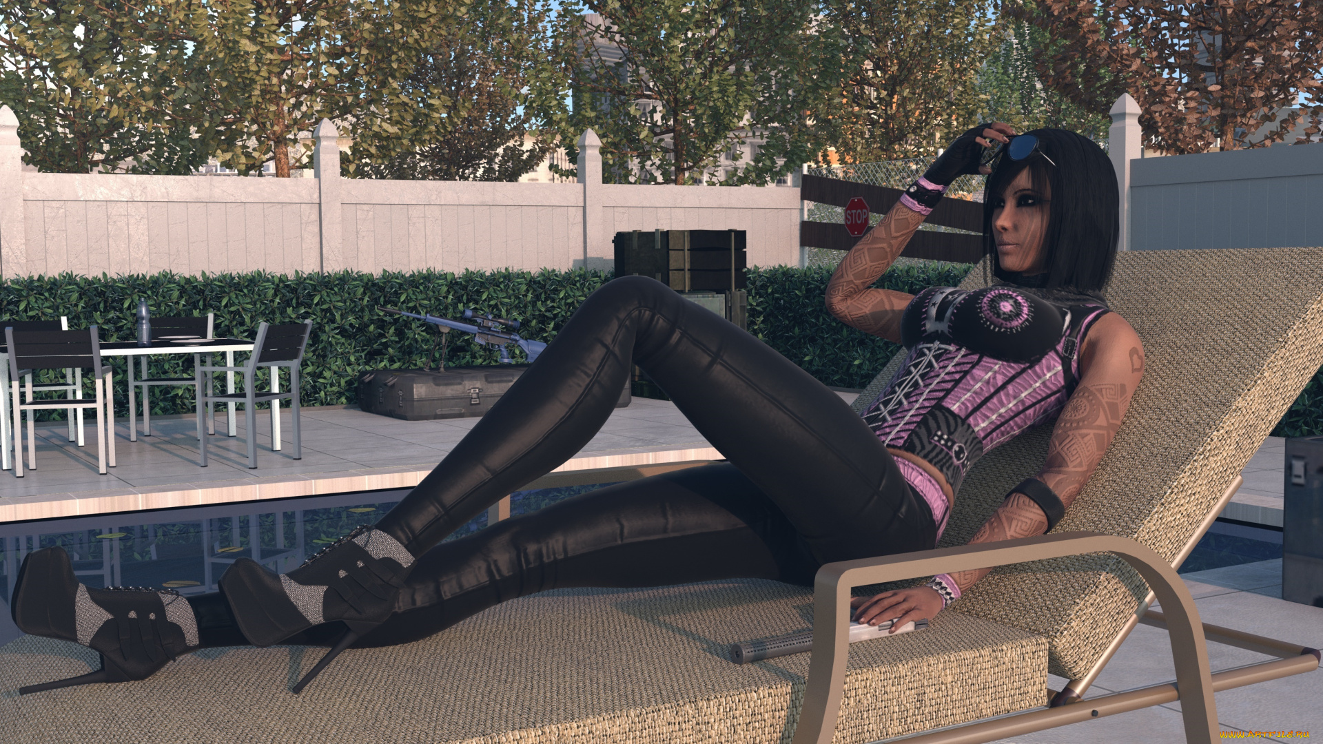 3д, графика, люди, , people, девушка, взгляд, фон