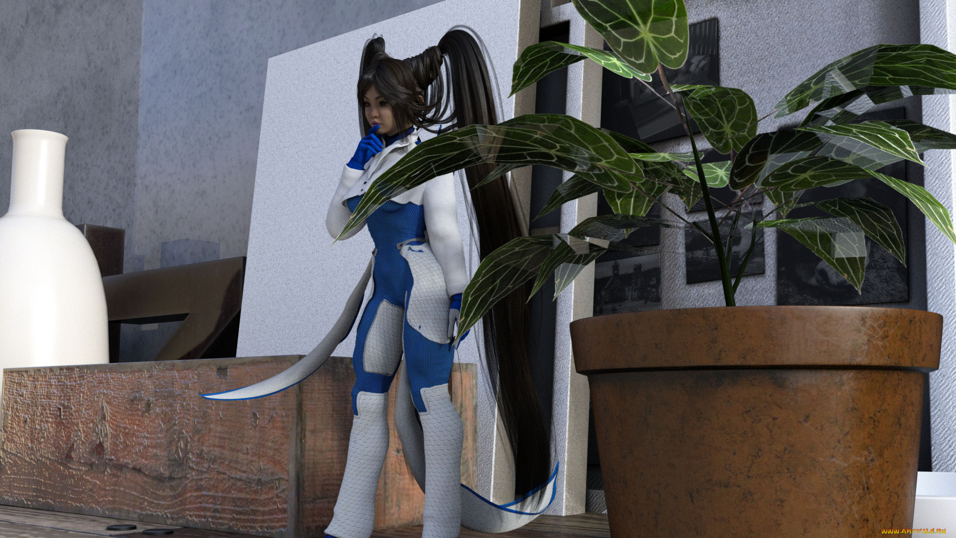 3д, графика, люди, , people, взгляд, фон, девушка