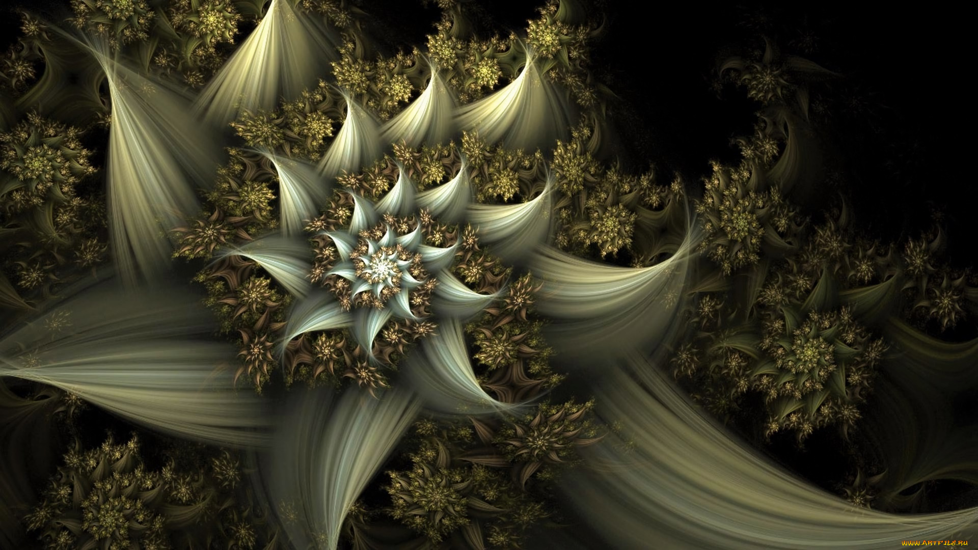 3д, графика, фракталы, , fractal, узор, фон, цвета