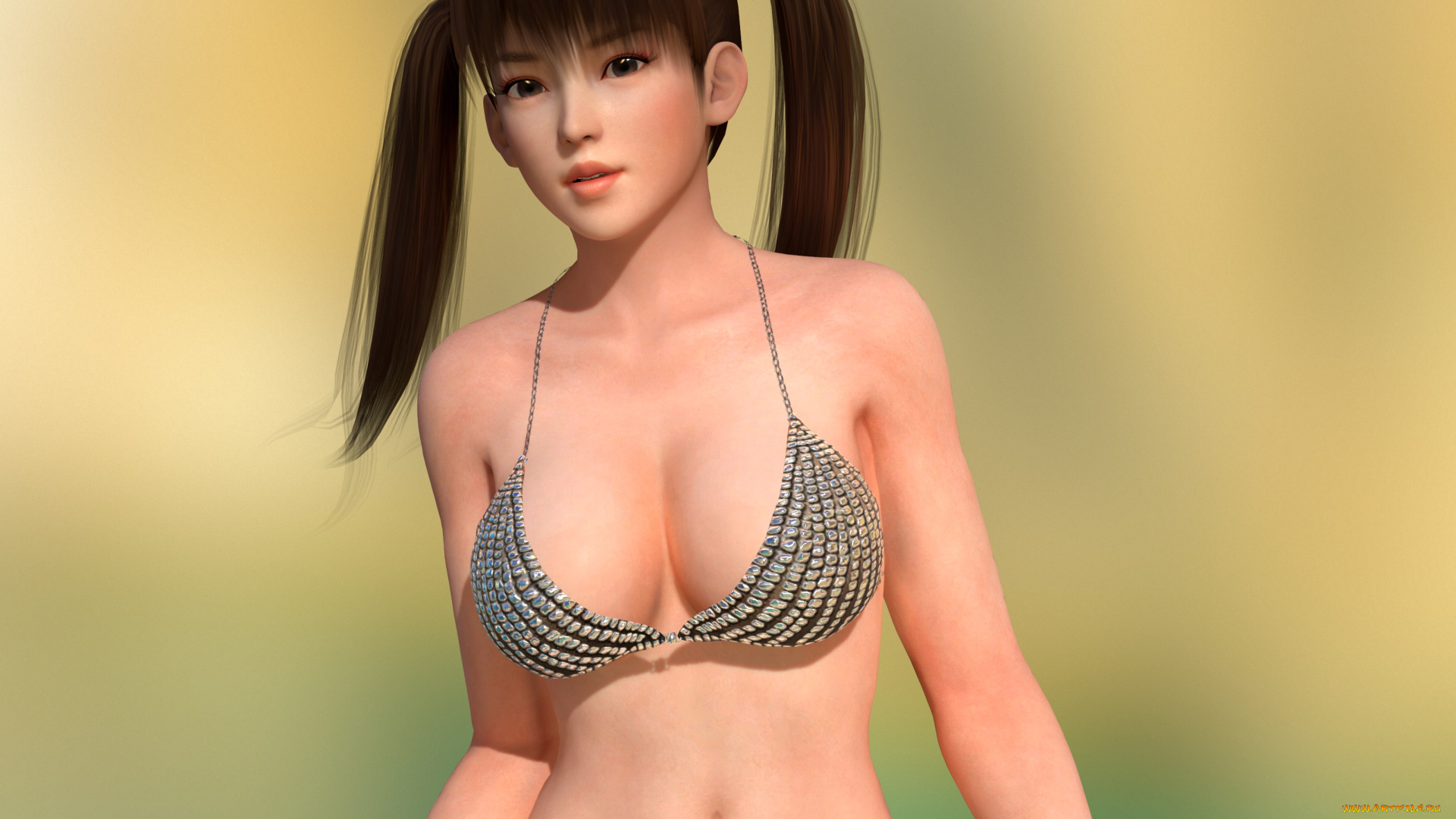 3д, графика, люди, , people, девушка, взгляд, фон