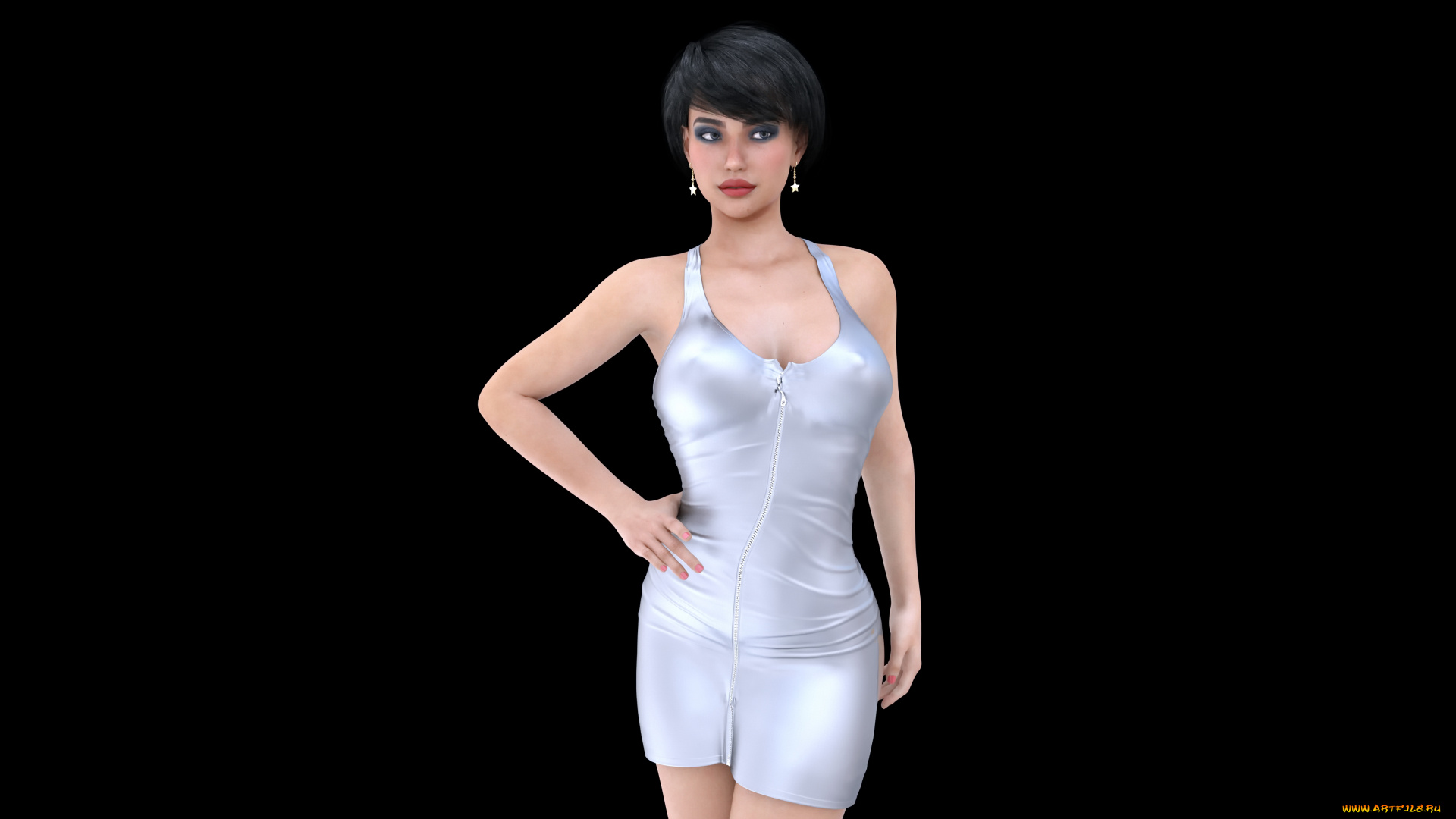 3д, графика, люди, , people, фон, взгляд, девушка