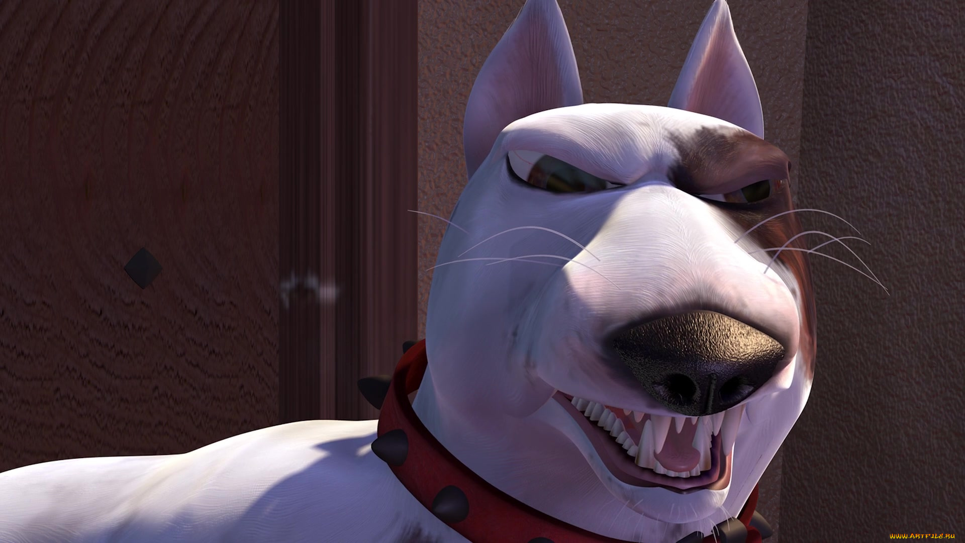 мультфильмы, toy, story, ошейник, морда, собака, оскал