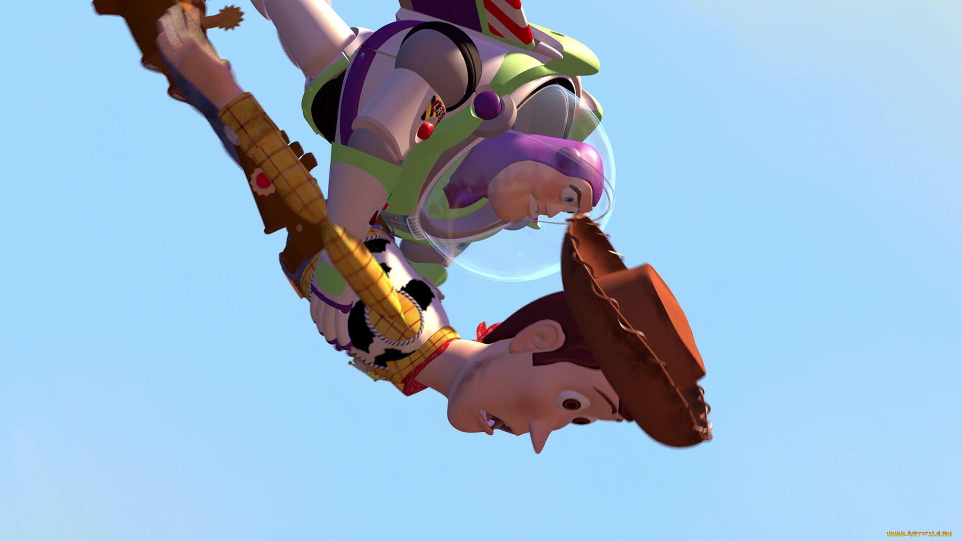 мультфильмы, toy, story, полет, ковбой, космонавт, игрушка