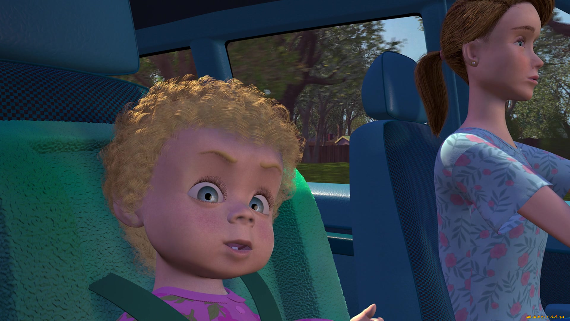 мультфильмы, toy, story, салон, женщина, ребенок