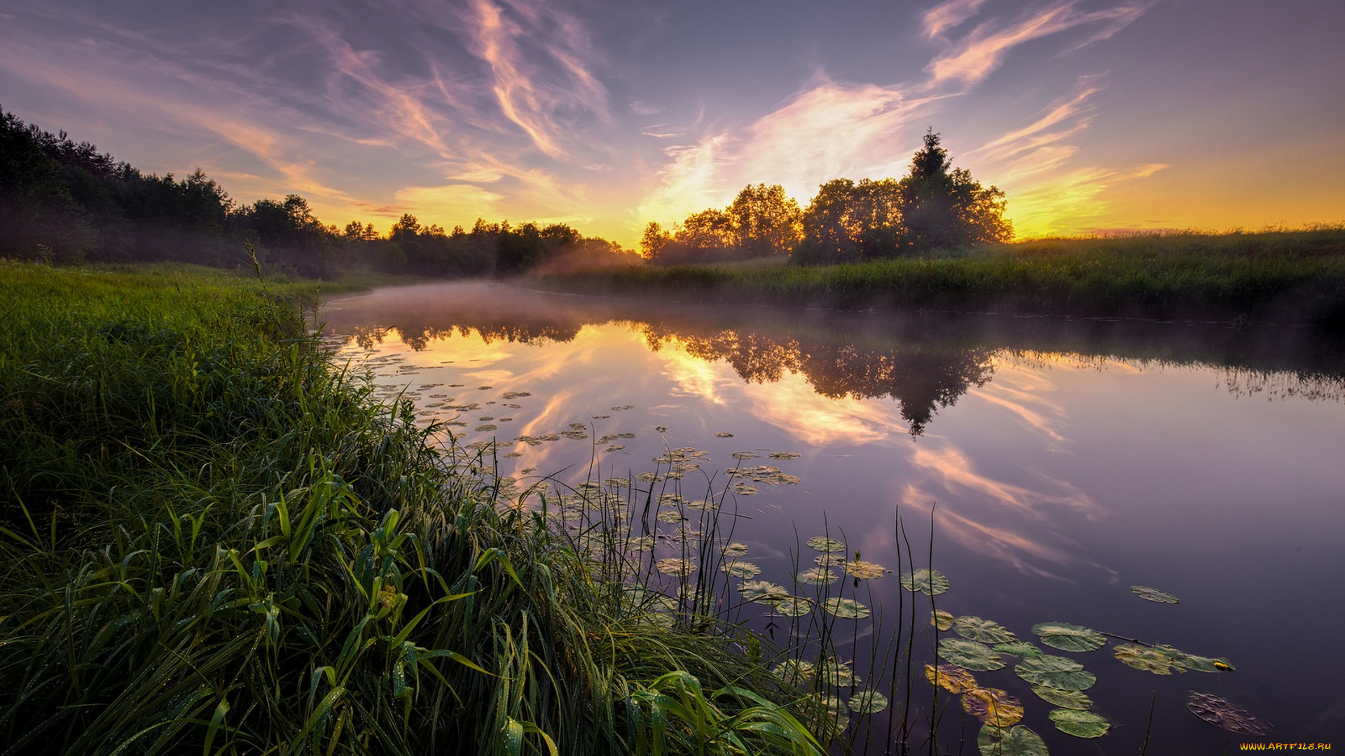 природа, реки, озера, простор