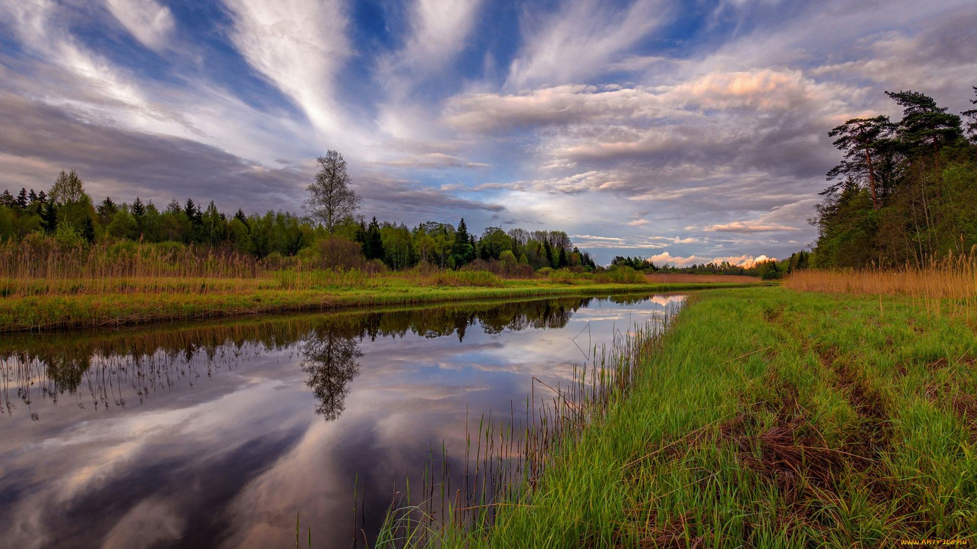 природа, реки, озера, простор
