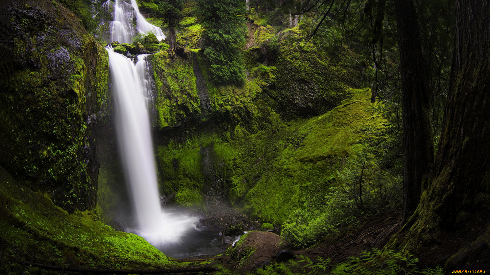 природа, водопады, простор