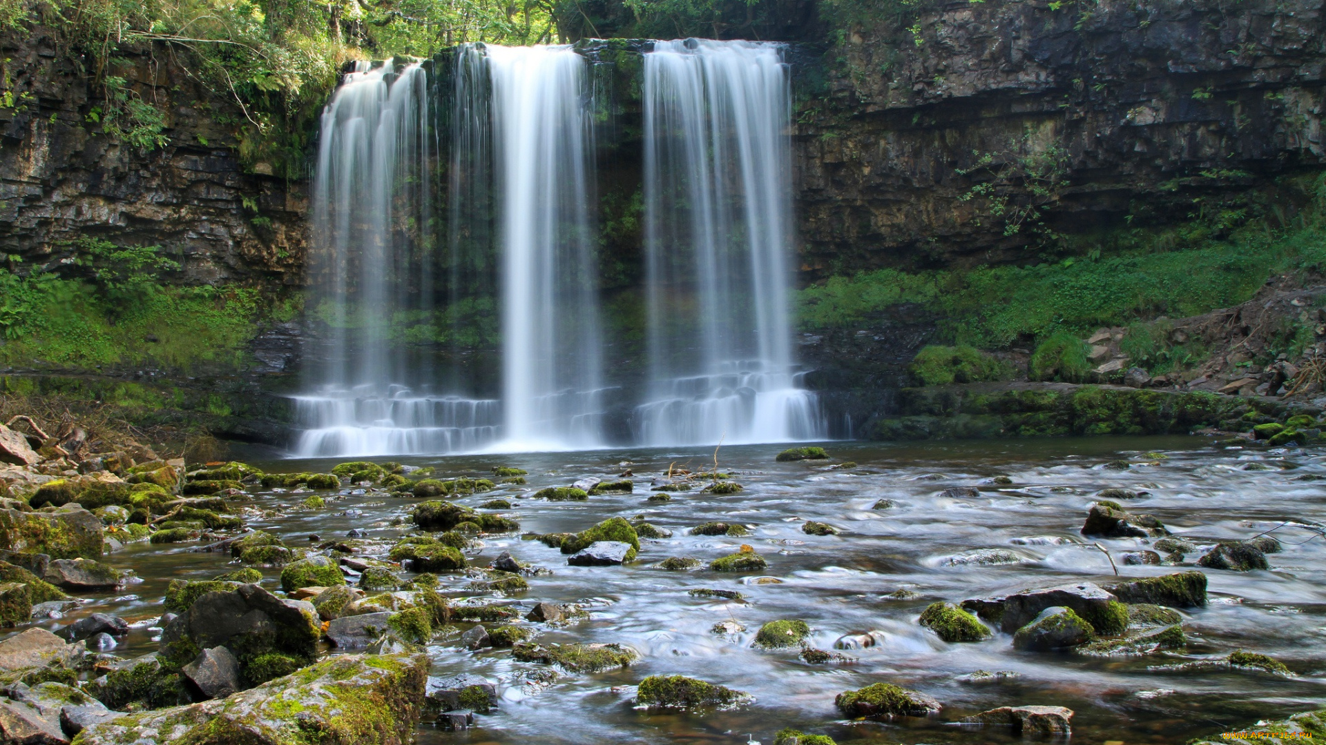 природа, водопады, водопад