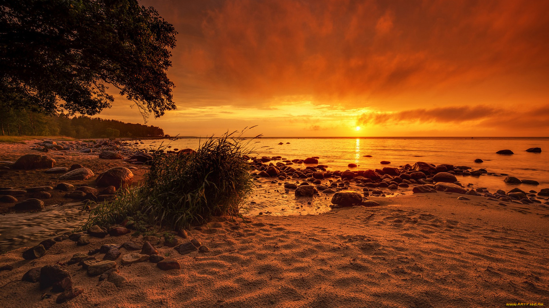 природа, восходы, закаты, простор