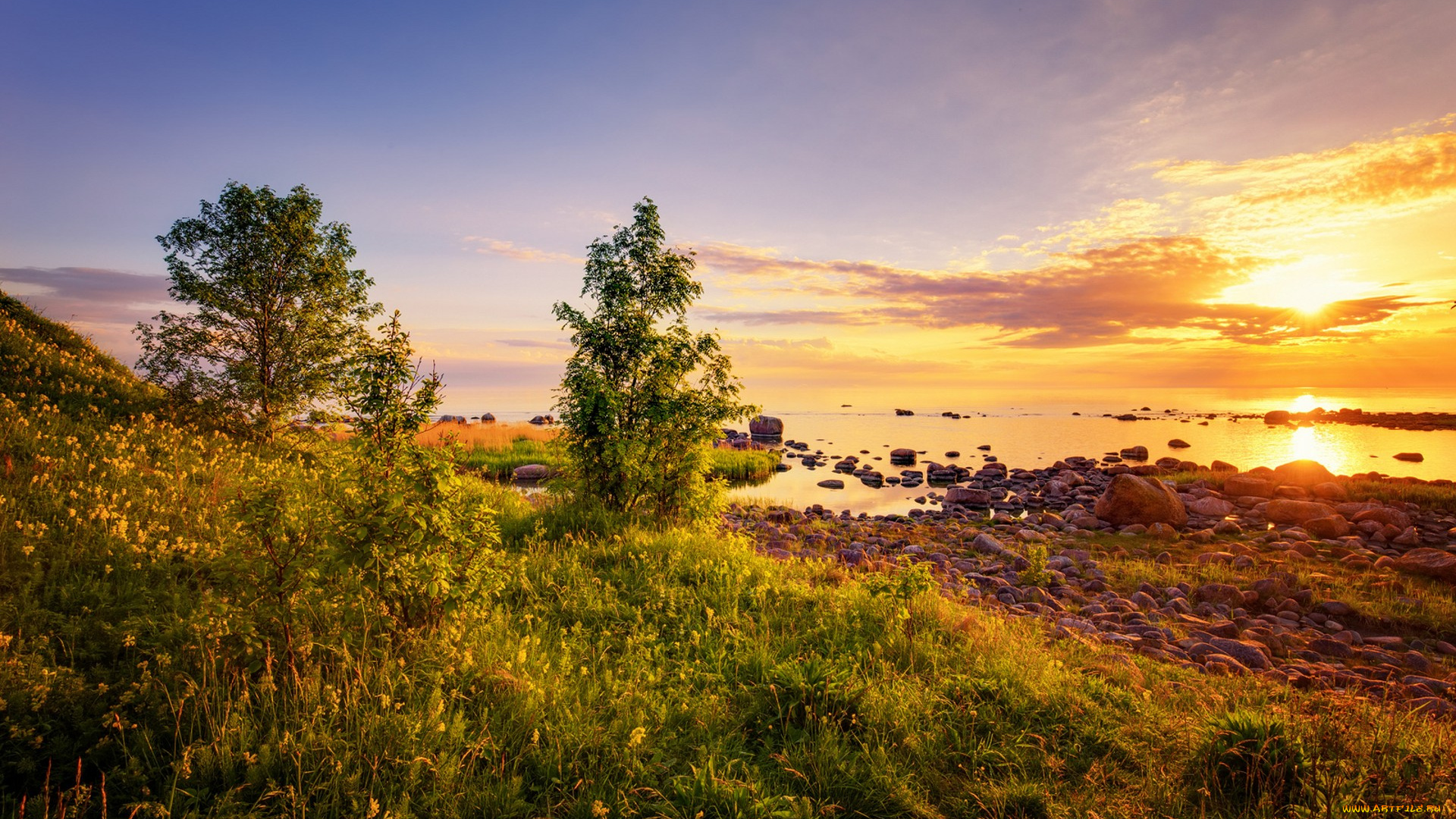 природа, восходы, закаты, простор