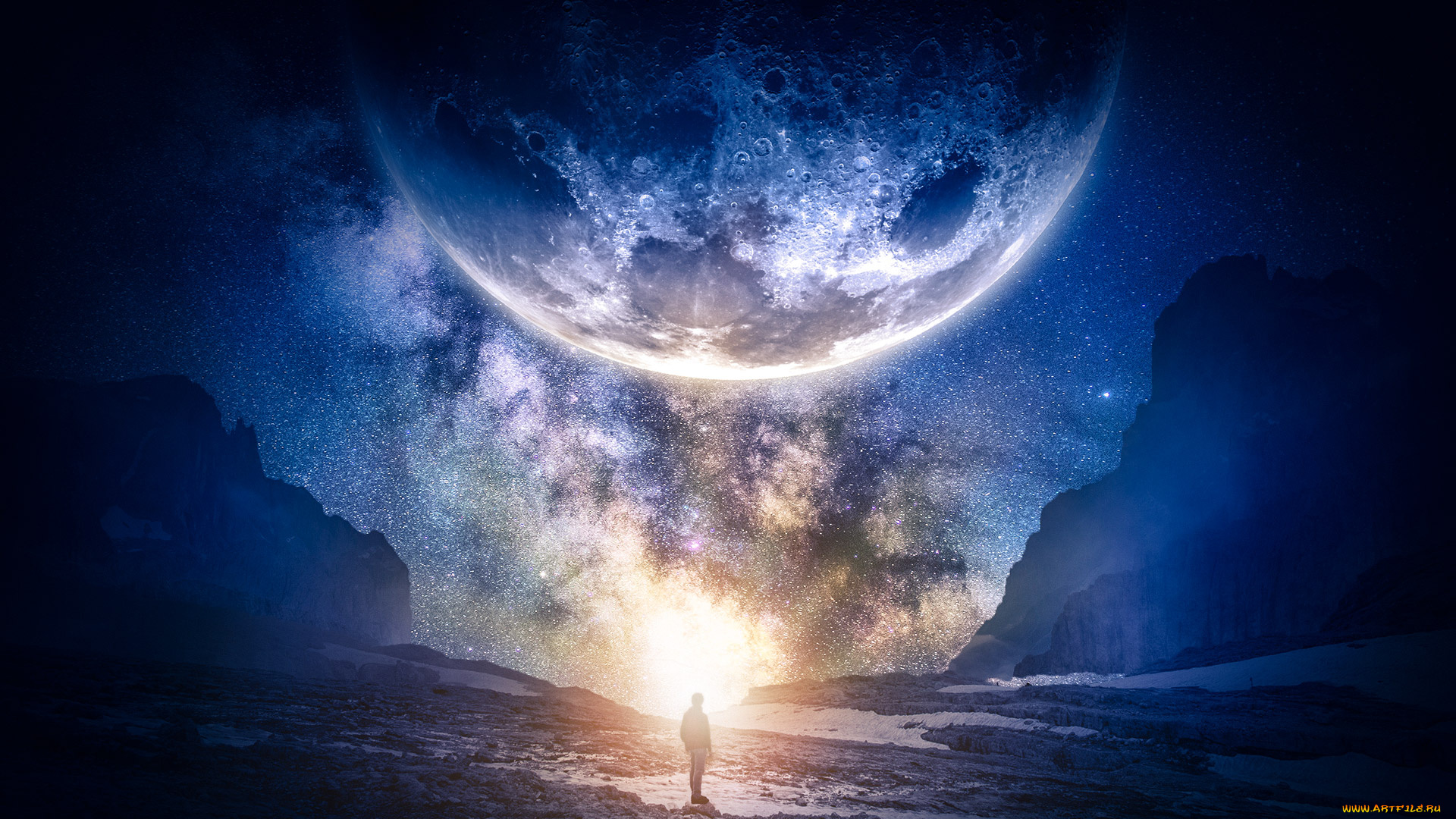 разное, компьютерный, дизайн, планета