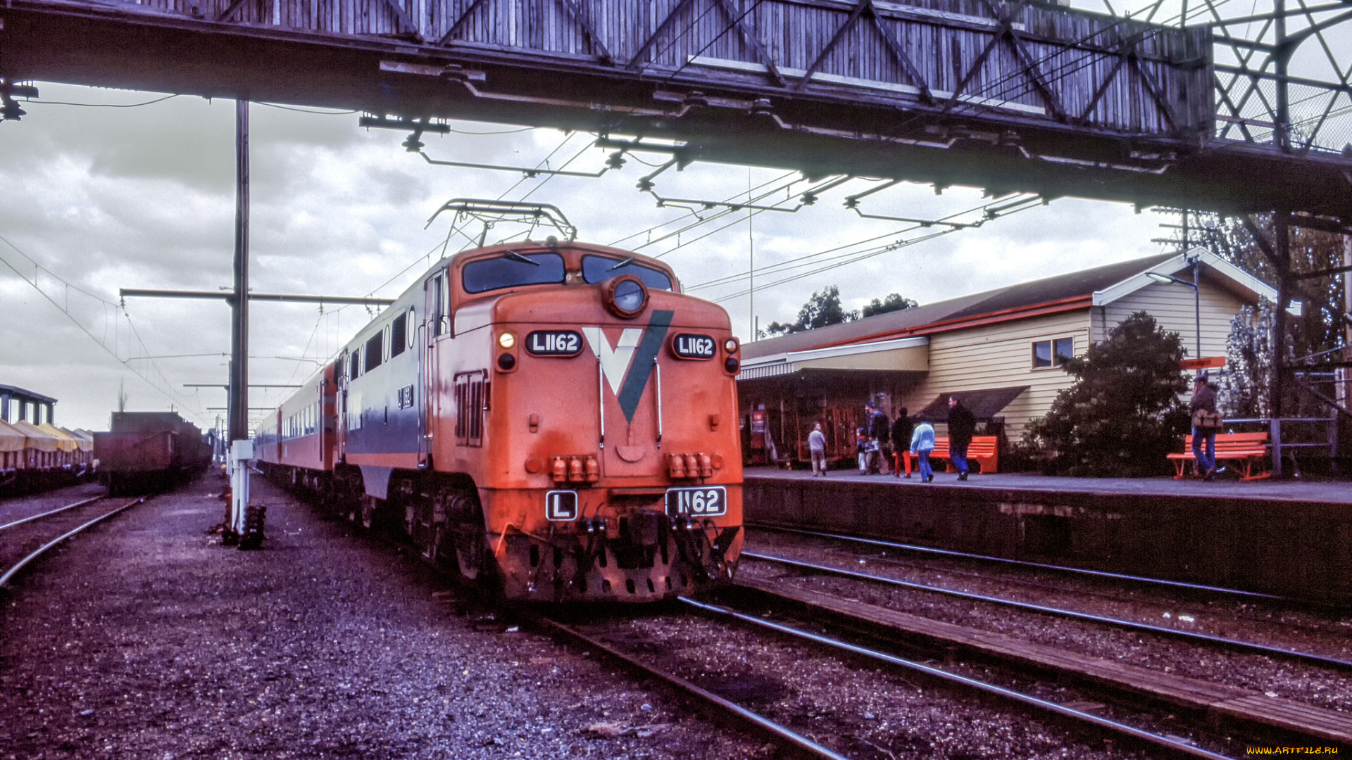 техника, электровозы, локомотив, состав