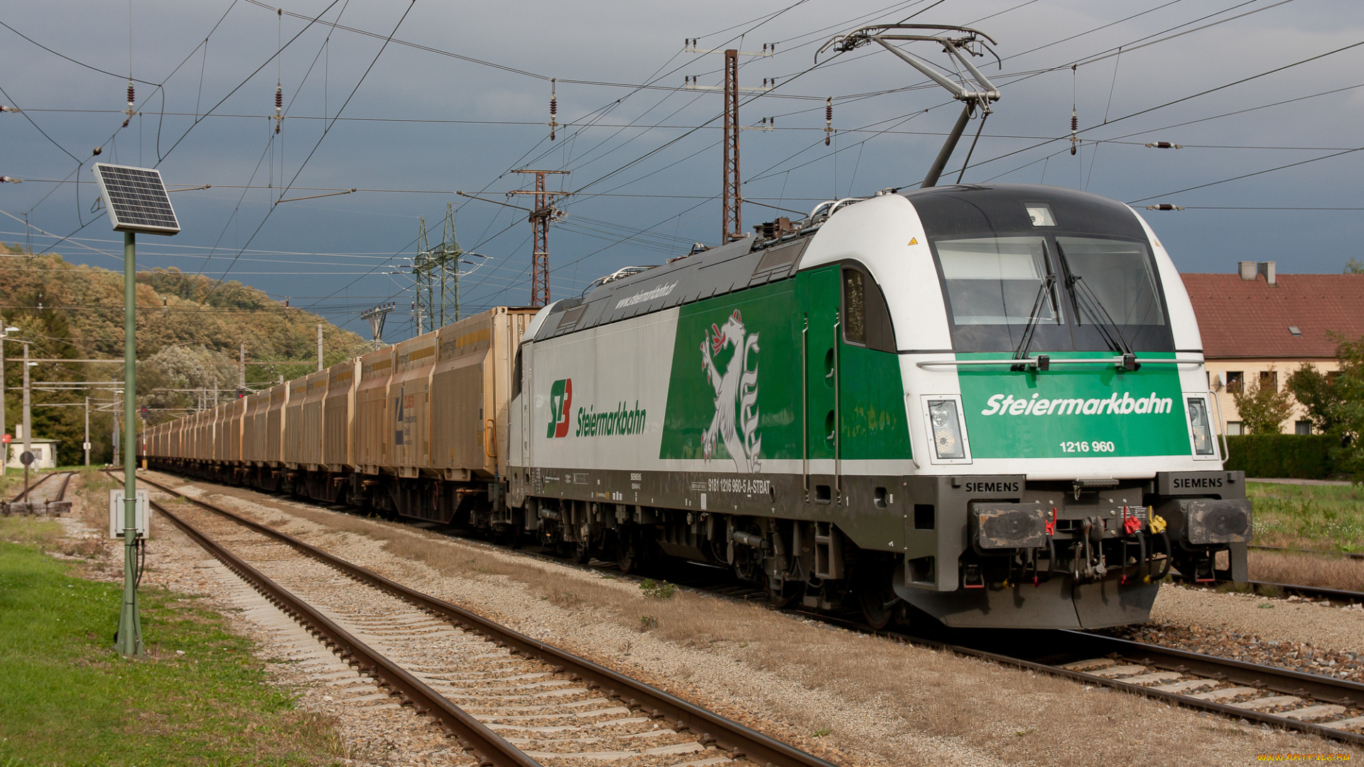 техника, электровозы, локомотив, состав