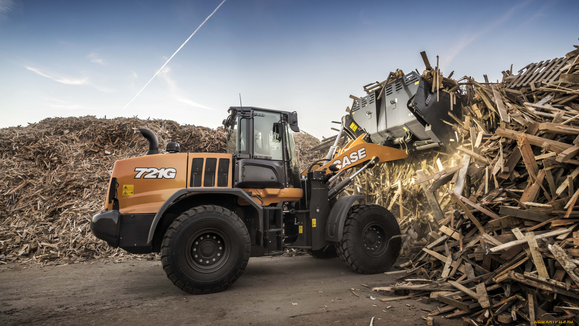 техника, фронтальные, погрузчики, case