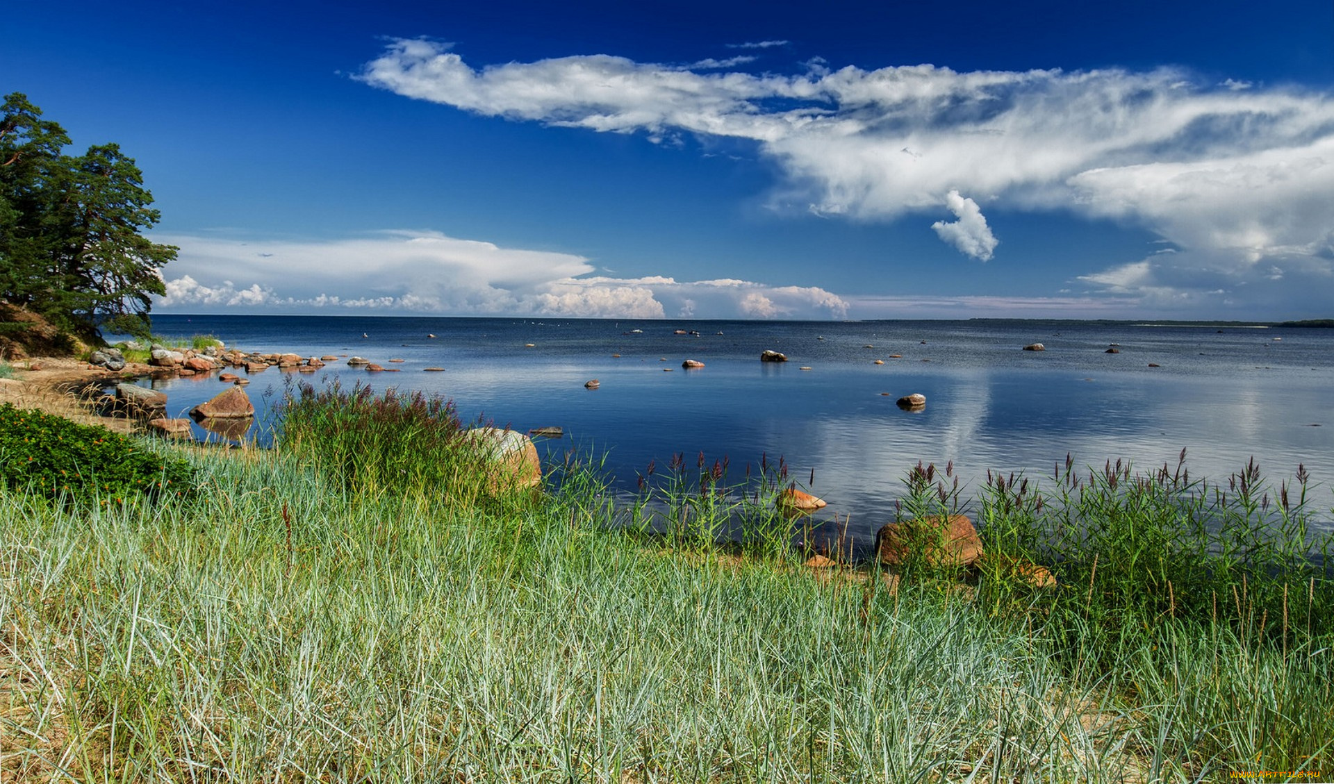 природа, реки, озера, простор