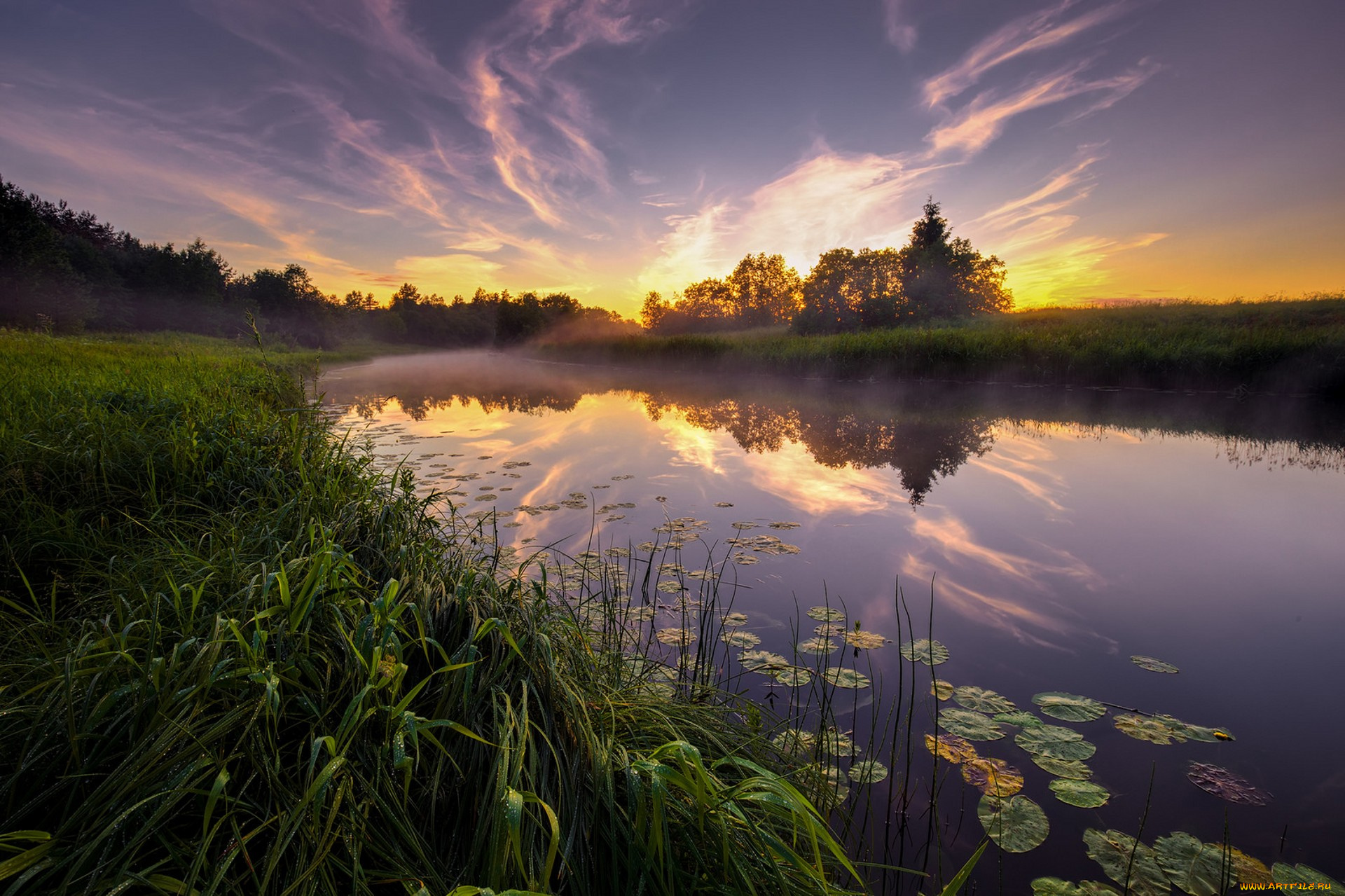 природа, реки, озера, простор