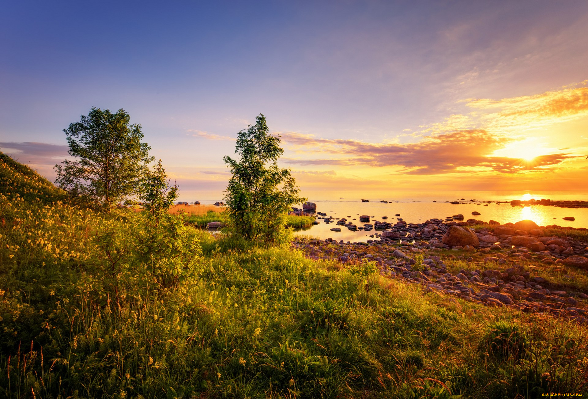 природа, восходы, закаты, простор