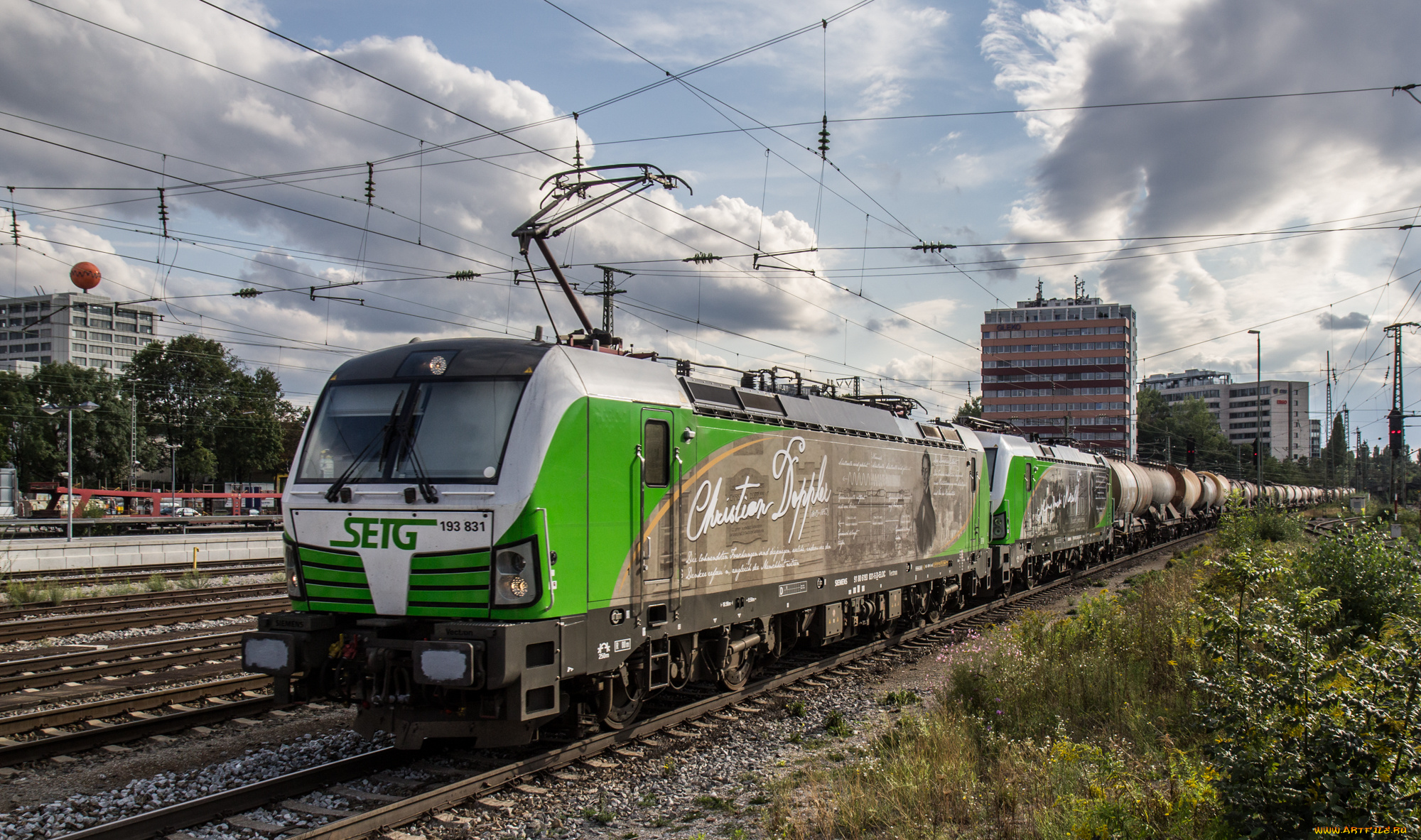 техника, электровозы, состав, локомотив