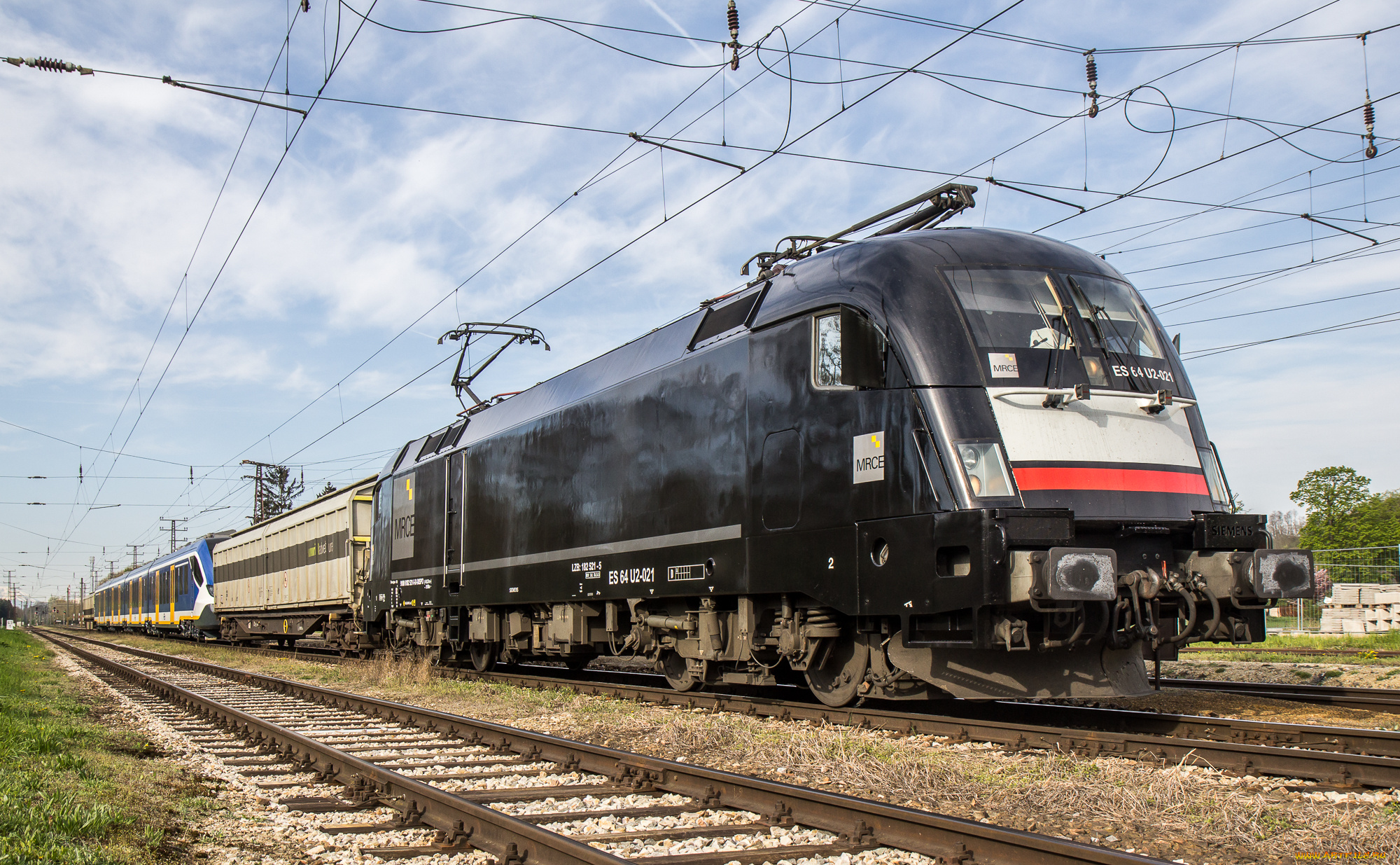 техника, электровозы, локомотив, состав