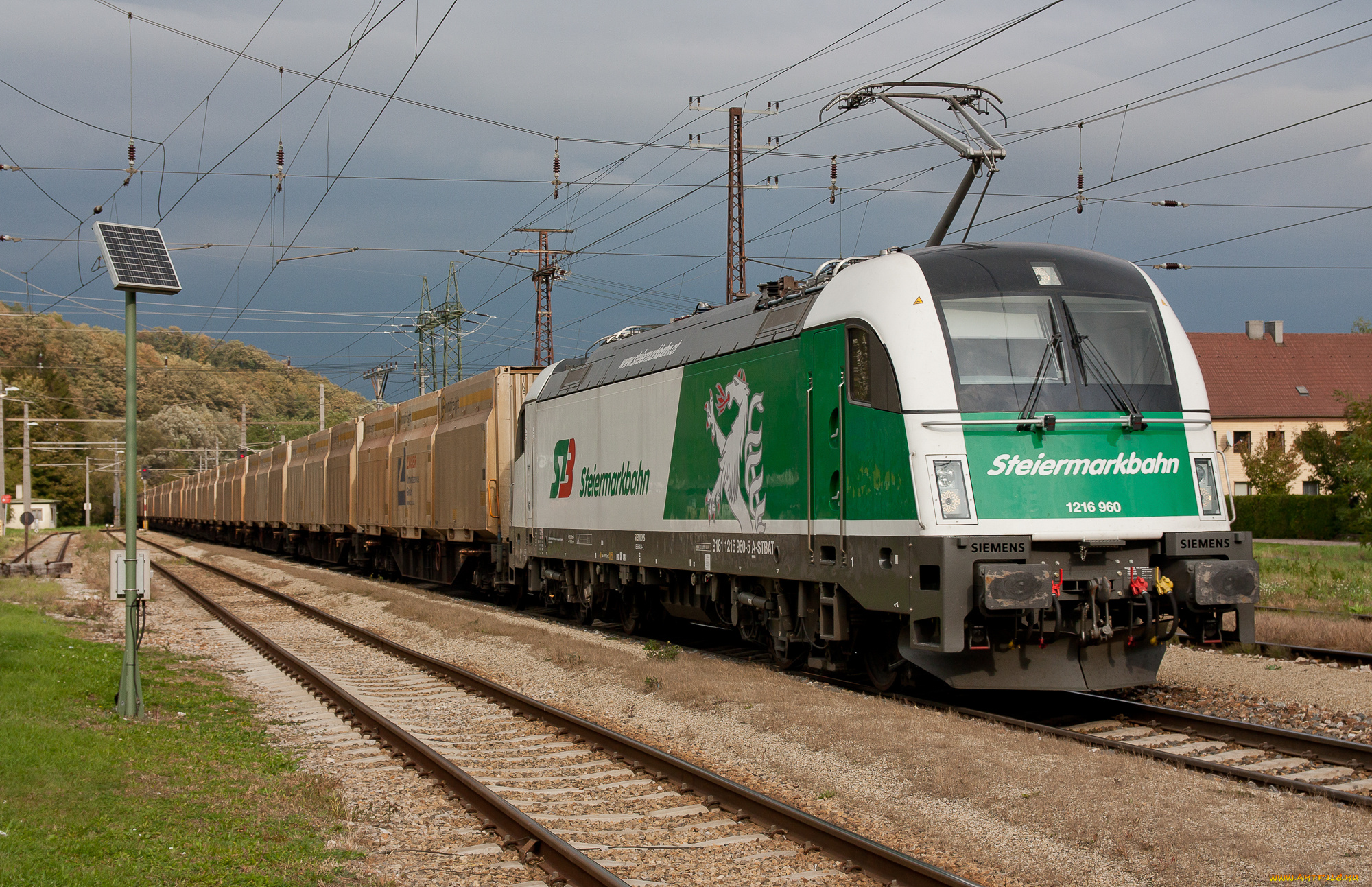 техника, электровозы, локомотив, состав