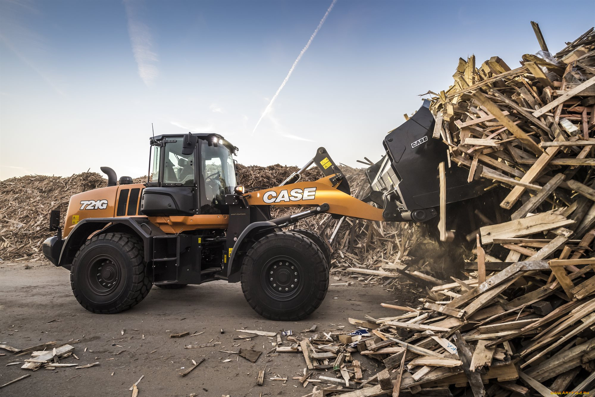 техника, фронтальные, погрузчики, case