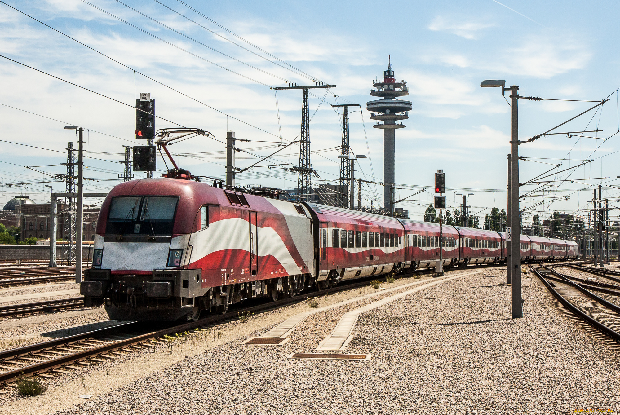 техника, электровозы, состав, локомотив