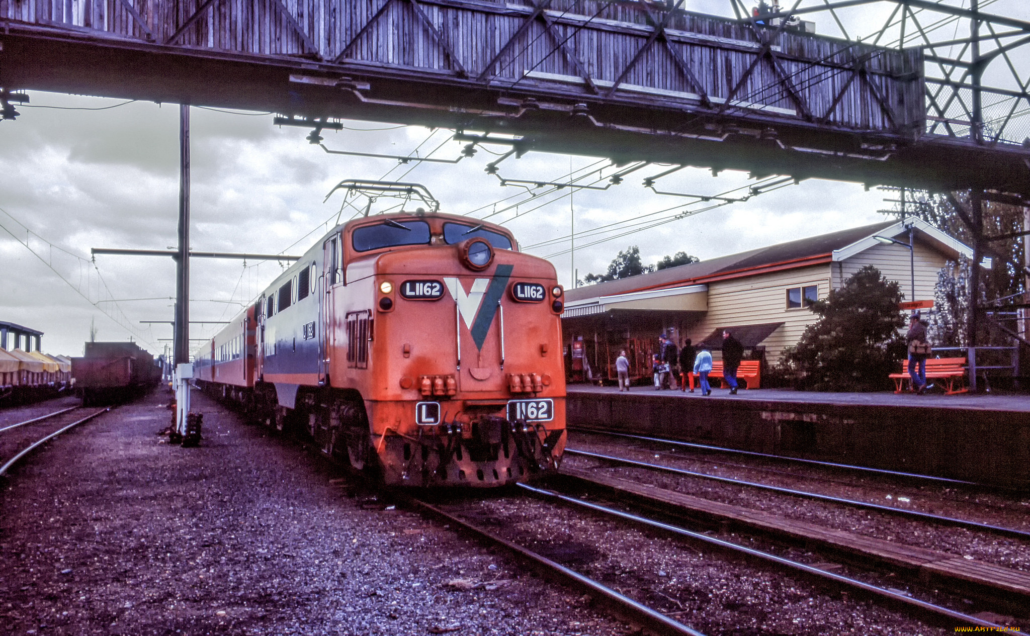 техника, электровозы, локомотив, состав