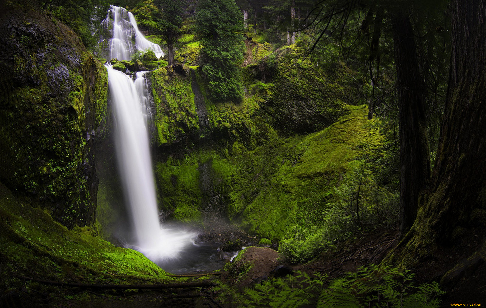 природа, водопады, простор