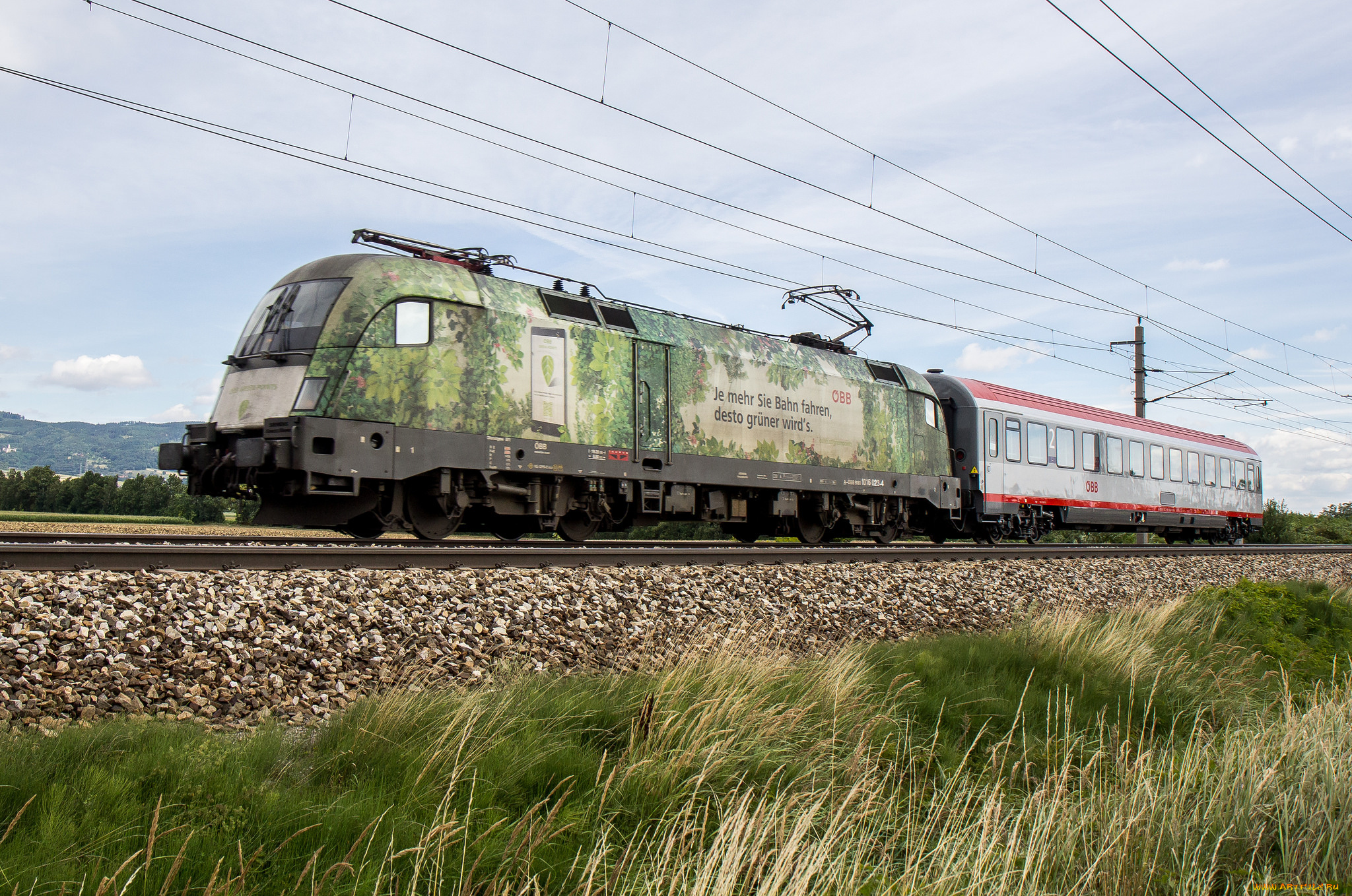 техника, электровозы, локомотив, состав