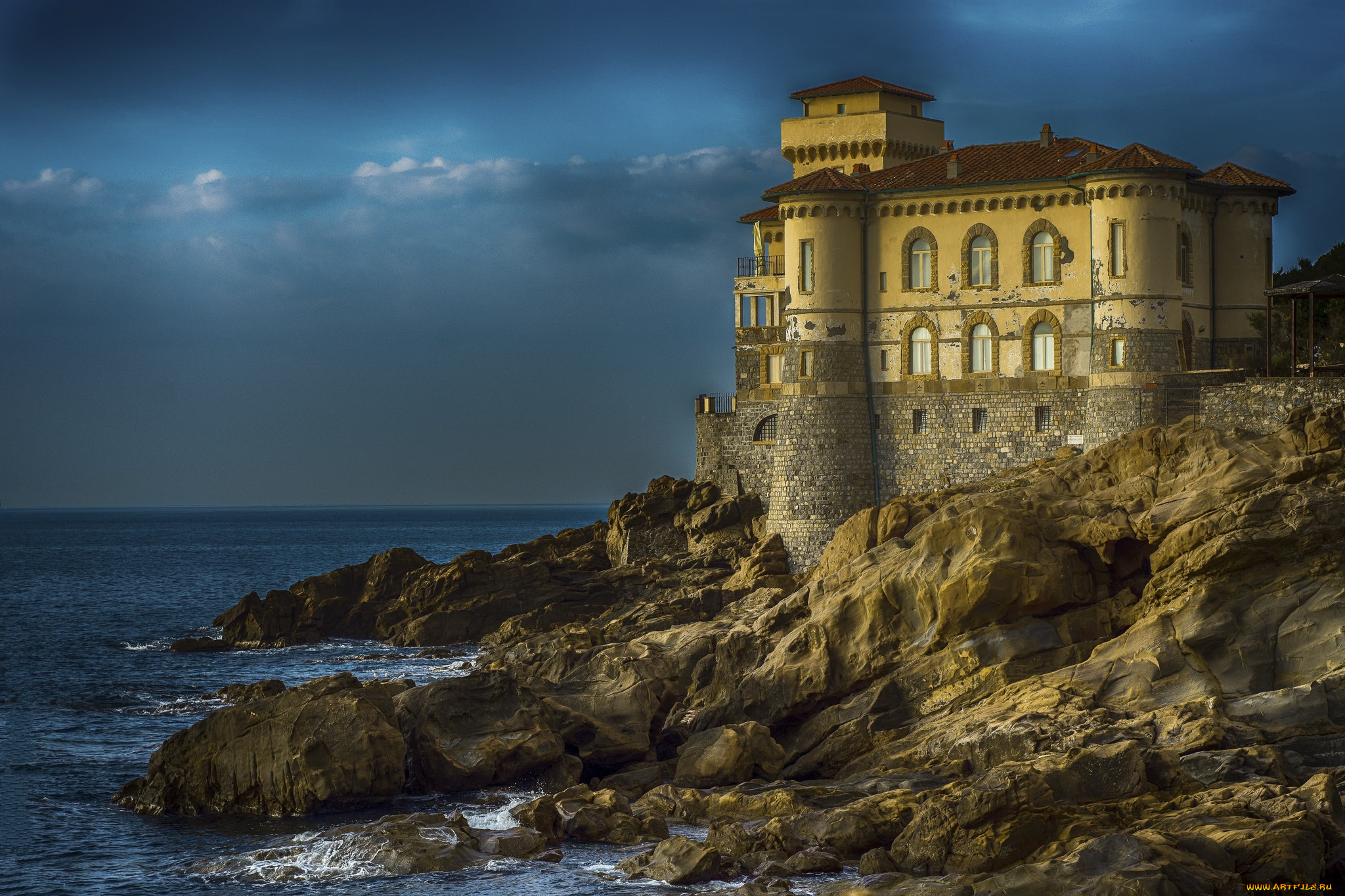 castello, del, boccale, города, замки, италии, побережье