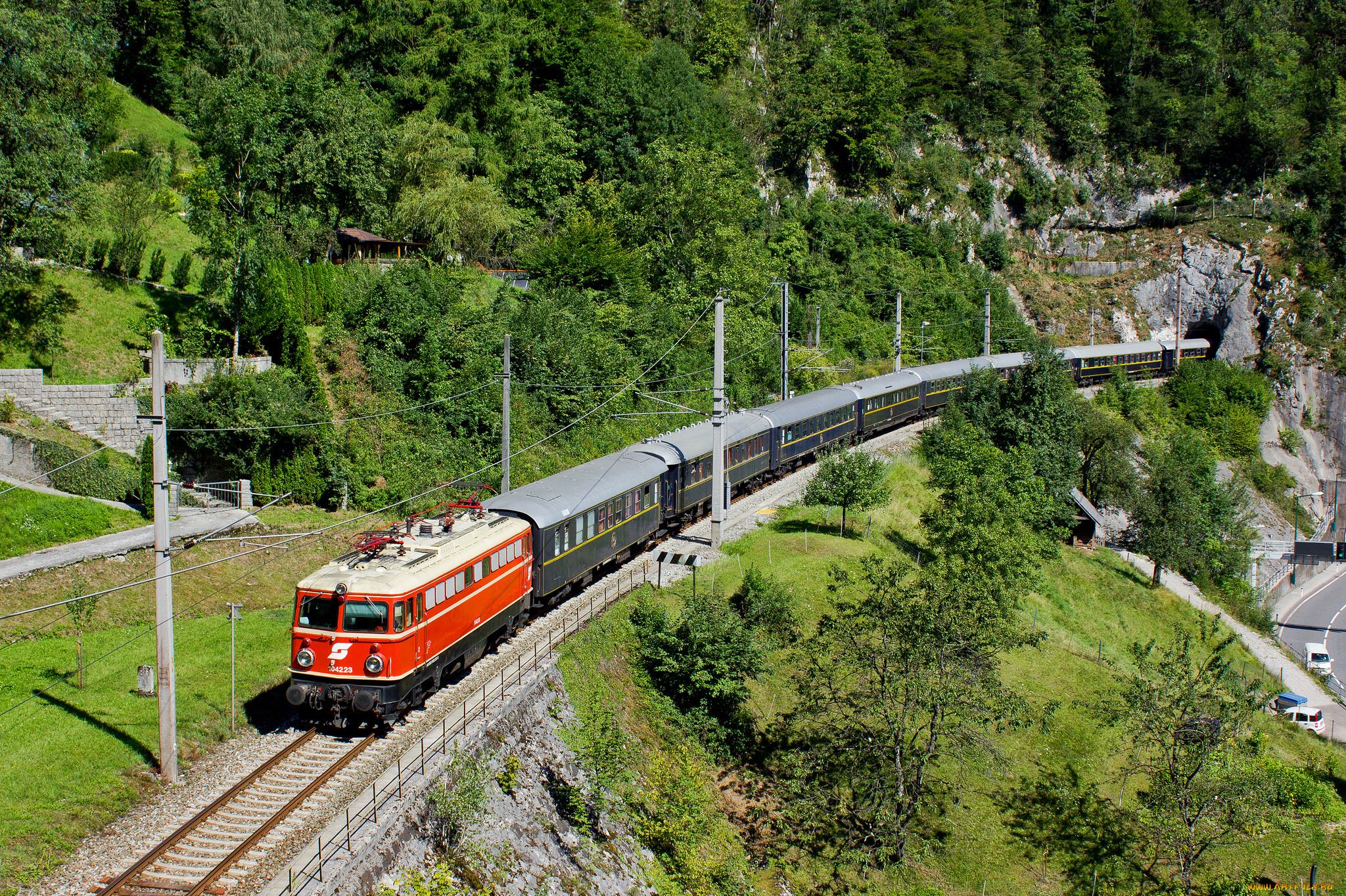 техника, электровозы, локомотив, состав