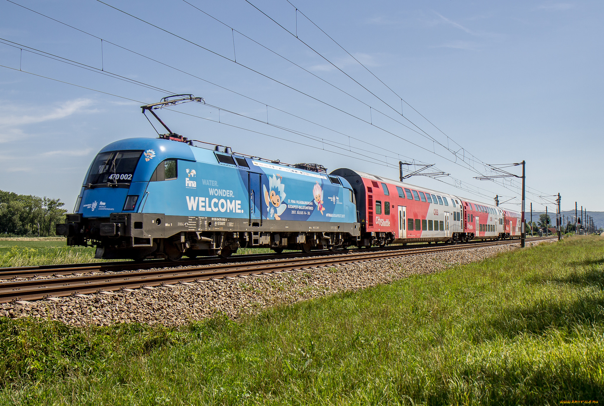 техника, электровозы, локомотив, состав