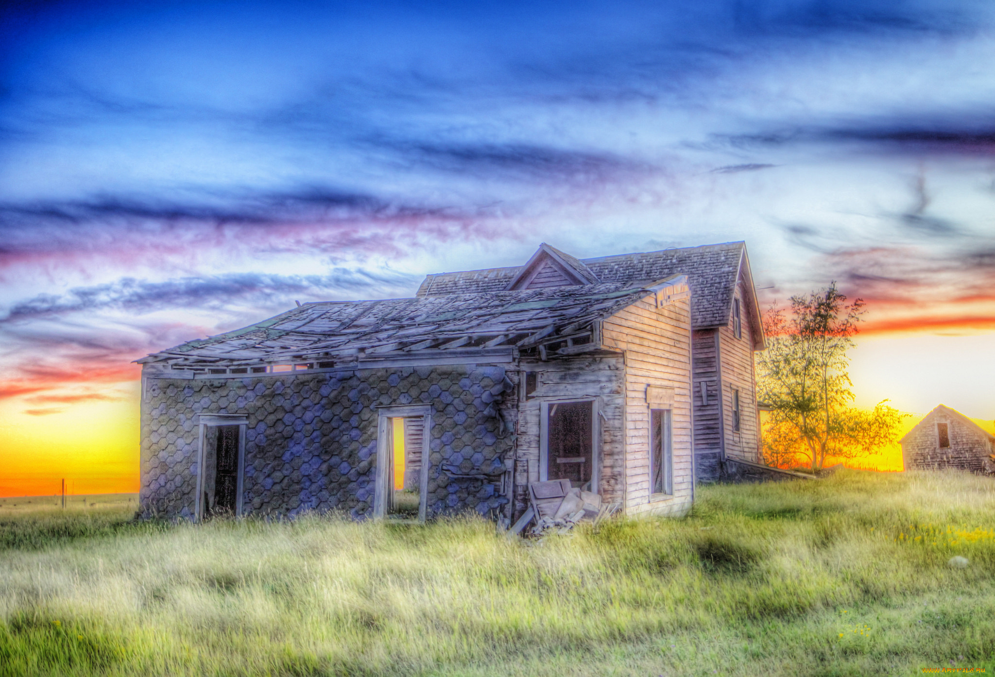 разное, развалины, , руины, , металлолом, развалина