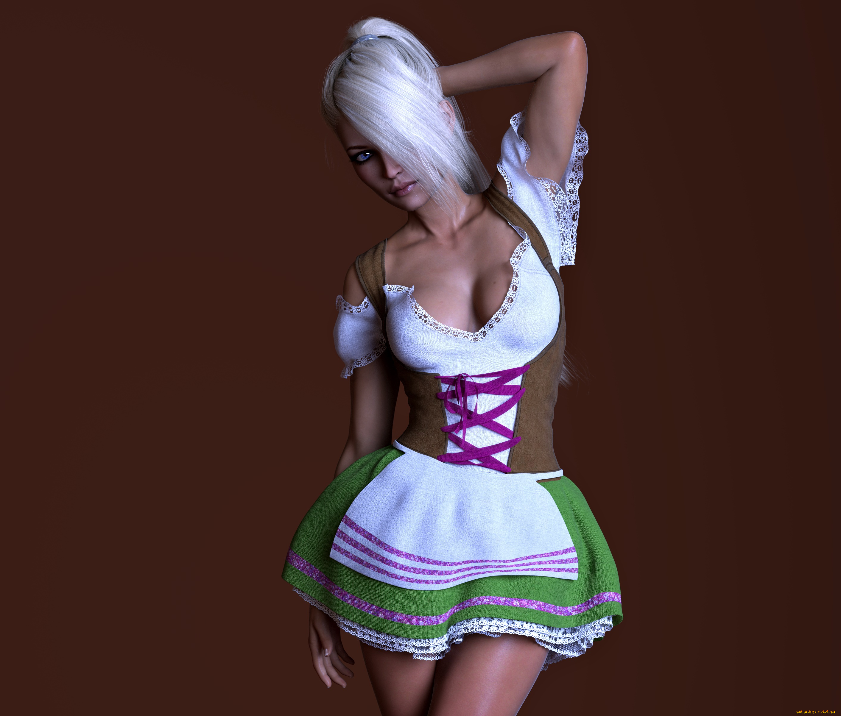 3д, графика, люди, , people, взгляд, девушка, фон