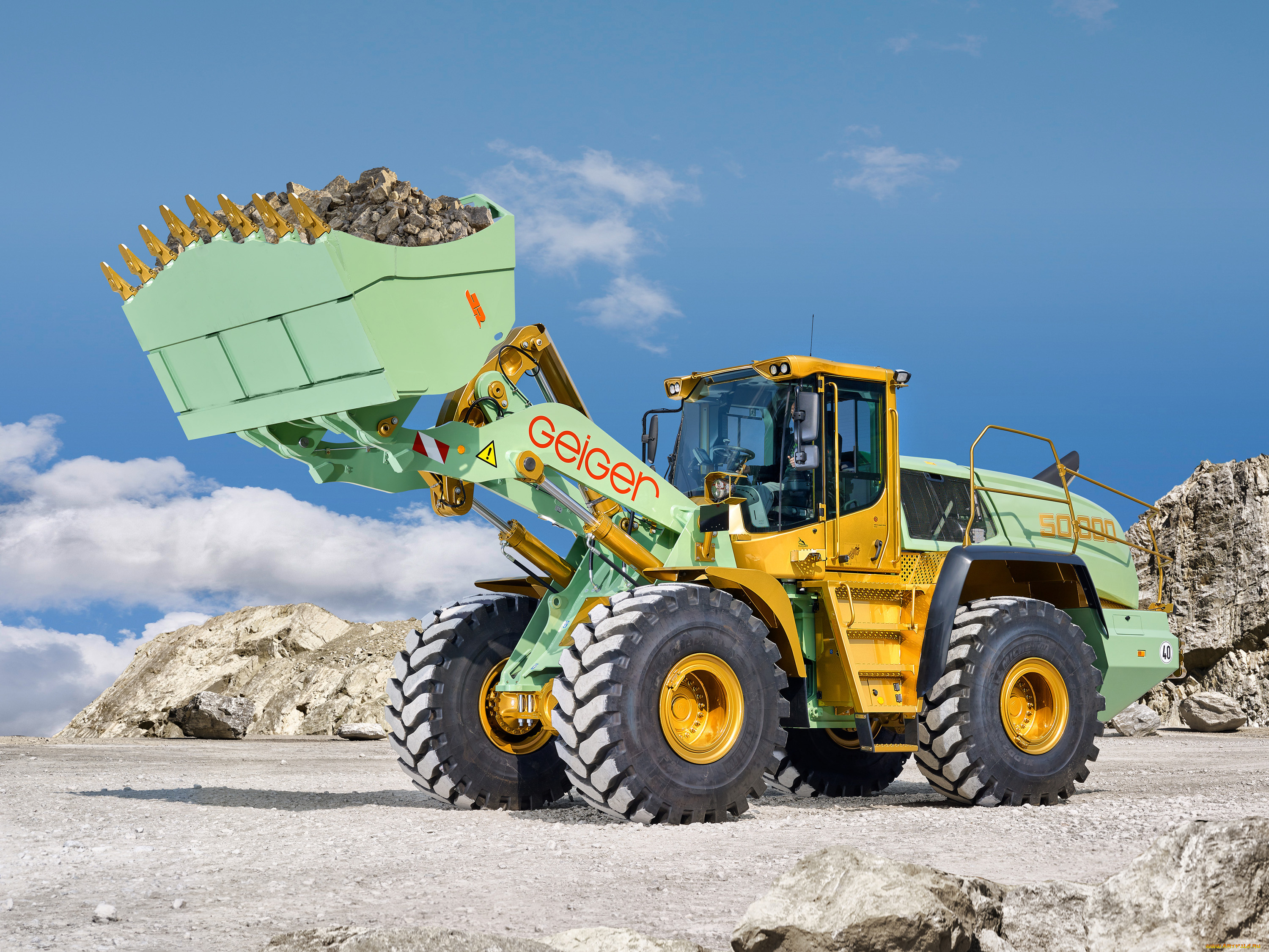 техника, фронтальные, погрузчики, liebherr