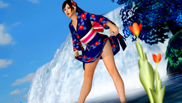 обоя 3д графика, люди , people, фон, взгляд, девушка