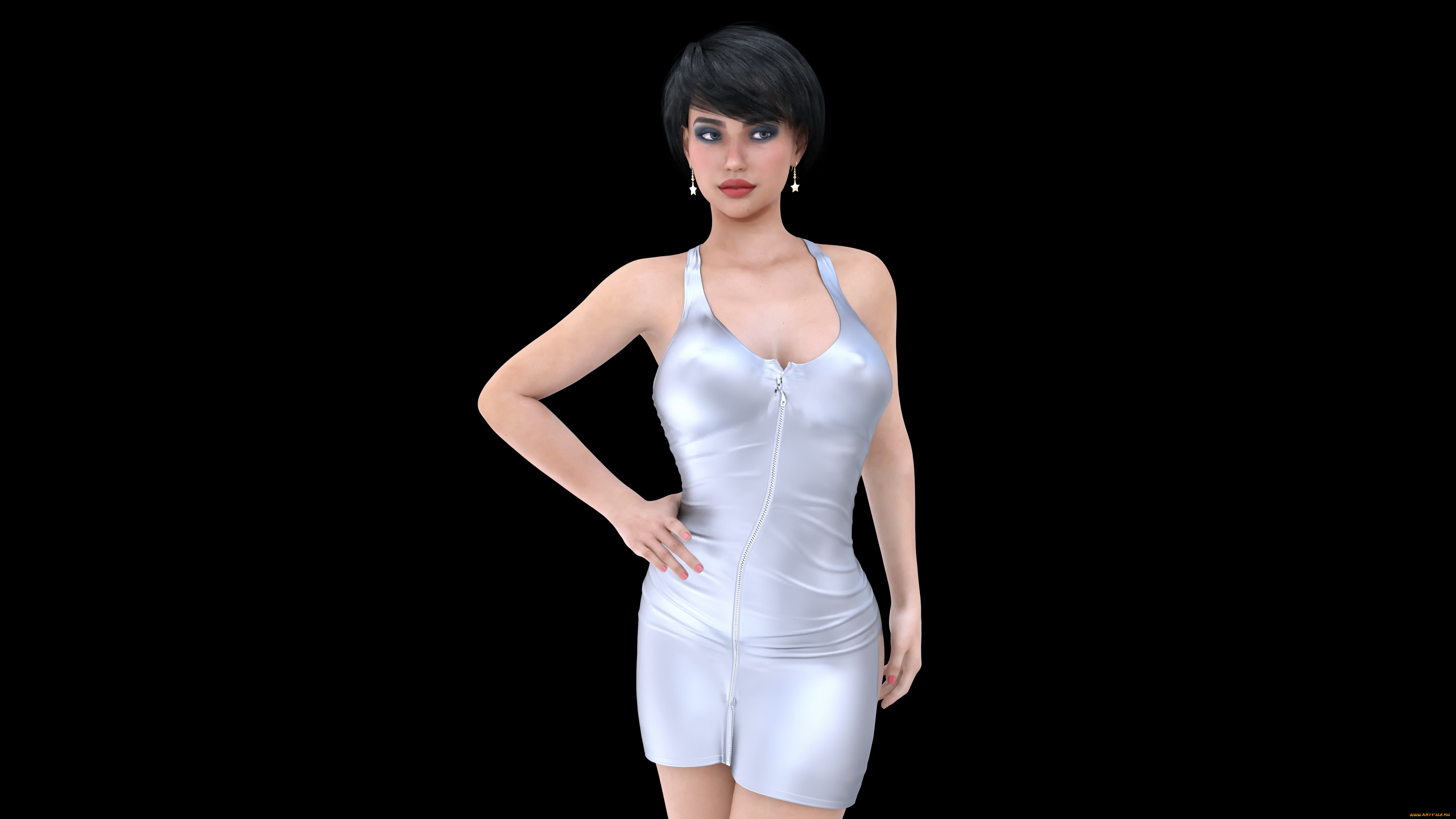 3д, графика, люди, , people, фон, взгляд, девушка