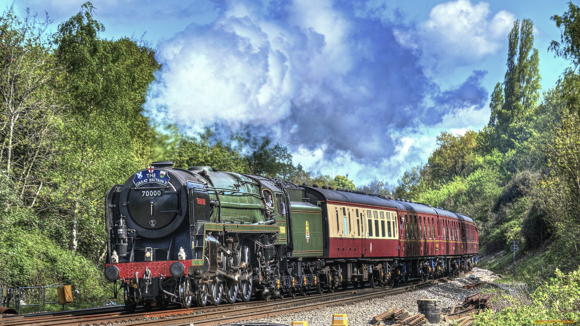 техника, паровозы, состав, локомотив