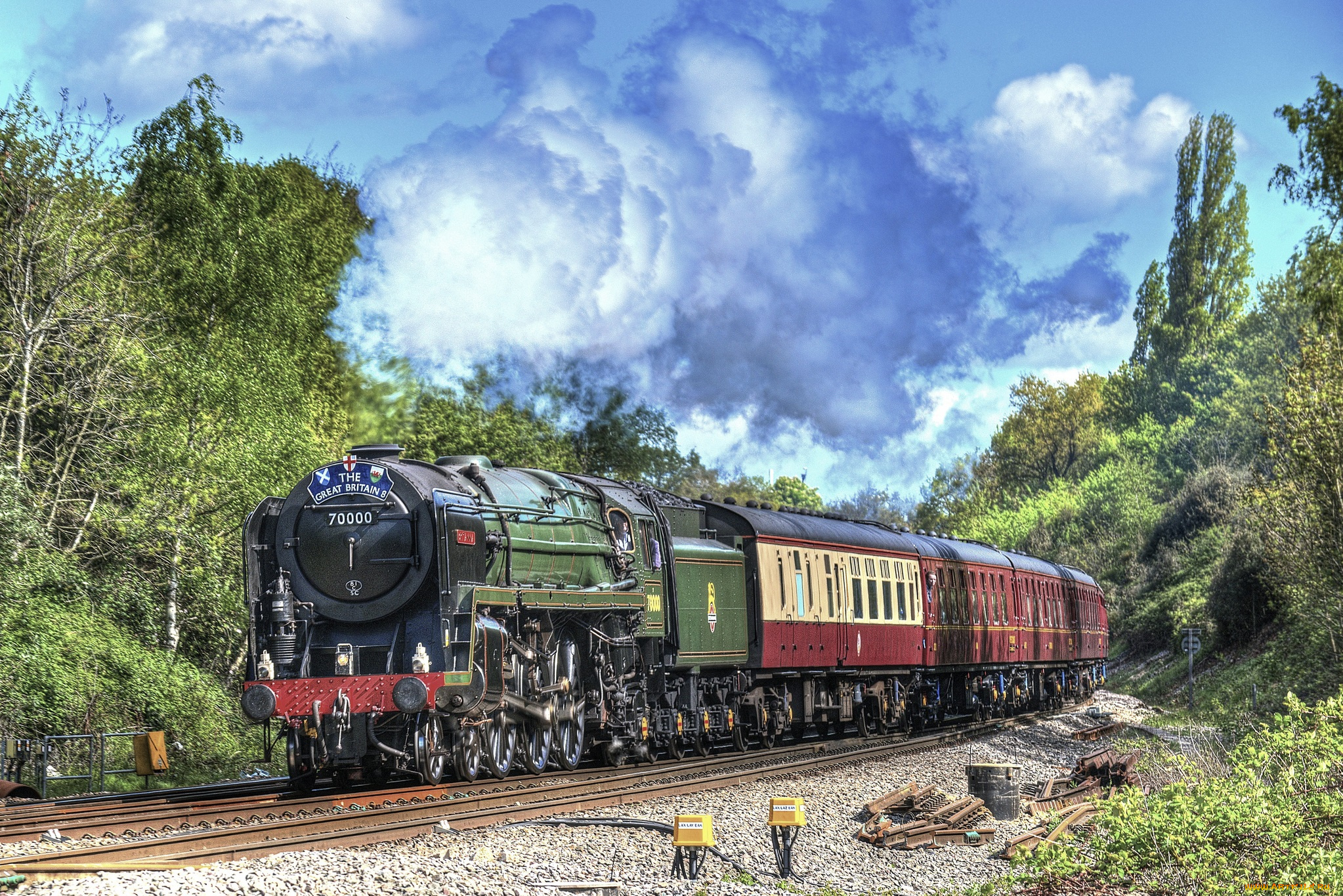 техника, паровозы, состав, локомотив