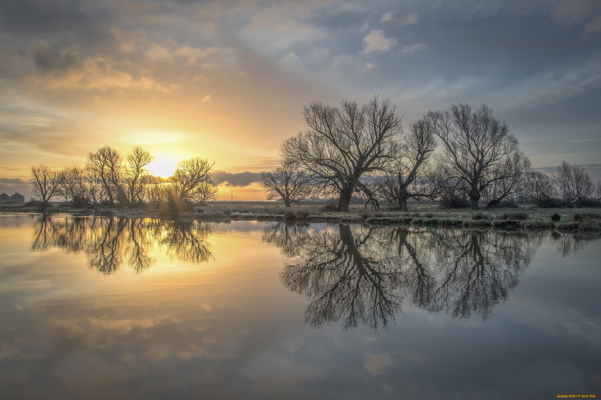 природа, восходы, закаты, простор