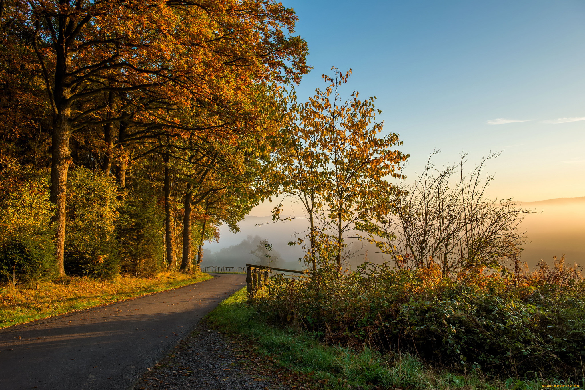 природа, дороги, простор