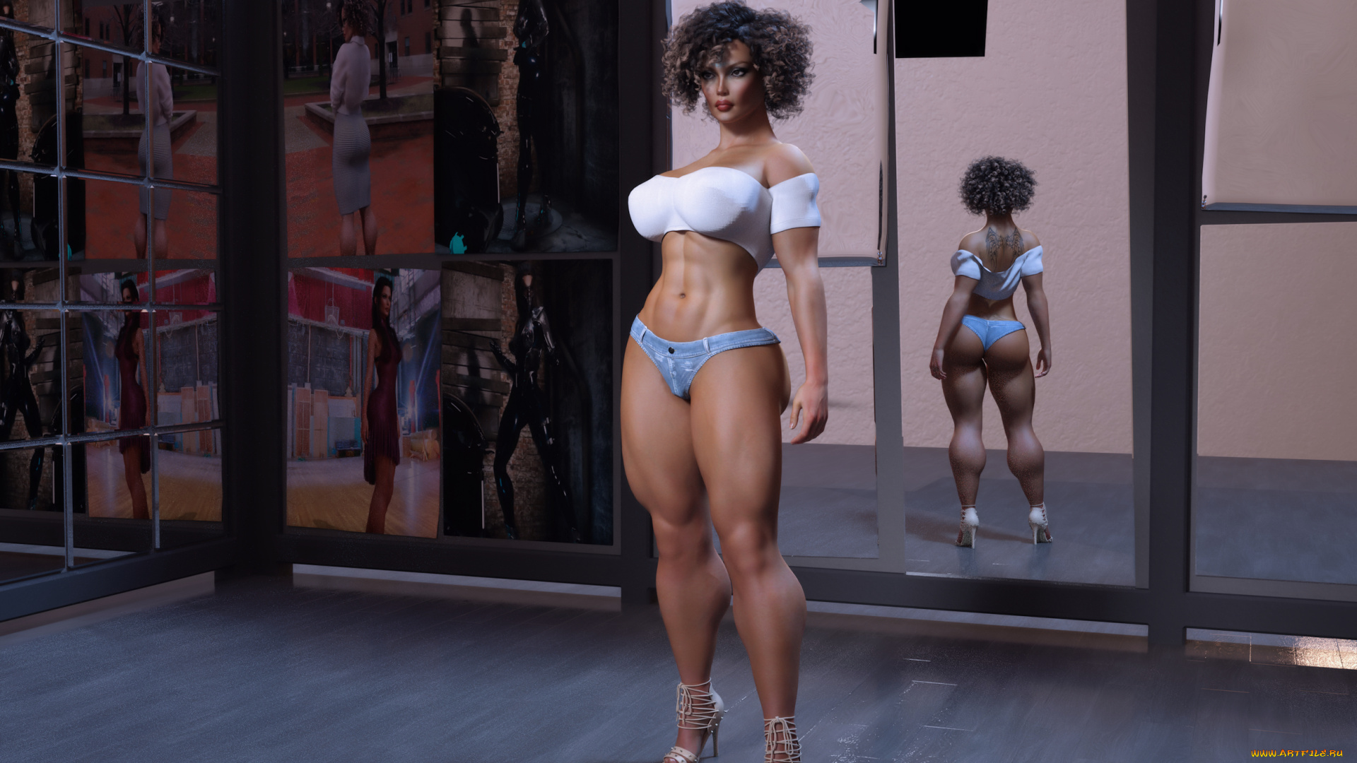 3д, графика, люди, , people, фон, взгляд, девушка