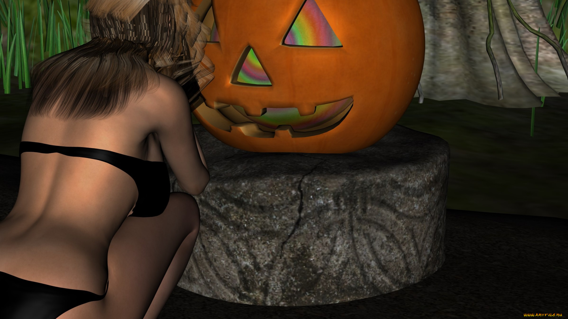 3д, графика, праздники, , holidays, взгляд, фон, девушка