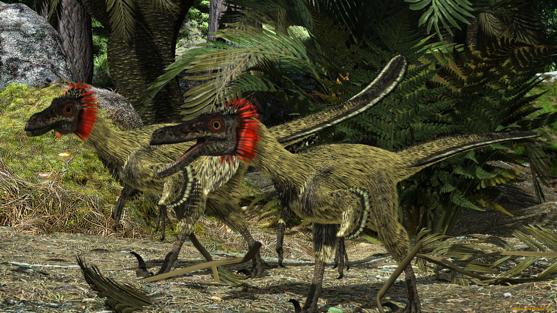 3д, графика, животные, , animals, динозавры